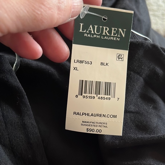 NEW Ralph Lauren black dress size XL. E#641 - Picture 7 of 9